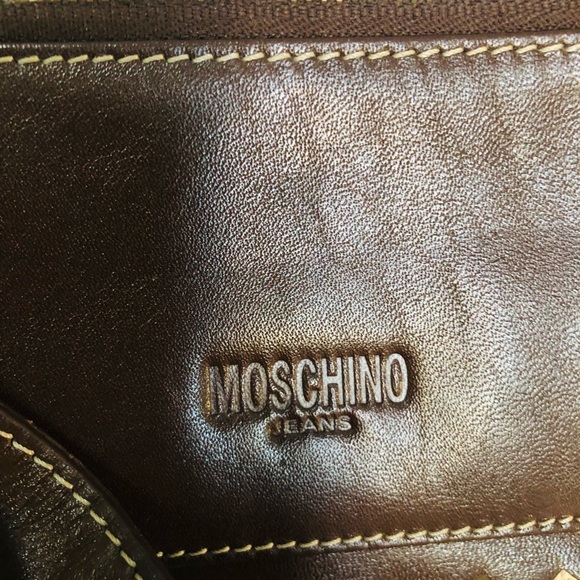 MOSCHINO LOVE clear blue rope handle bag w/pouch - Picture 8 of 10